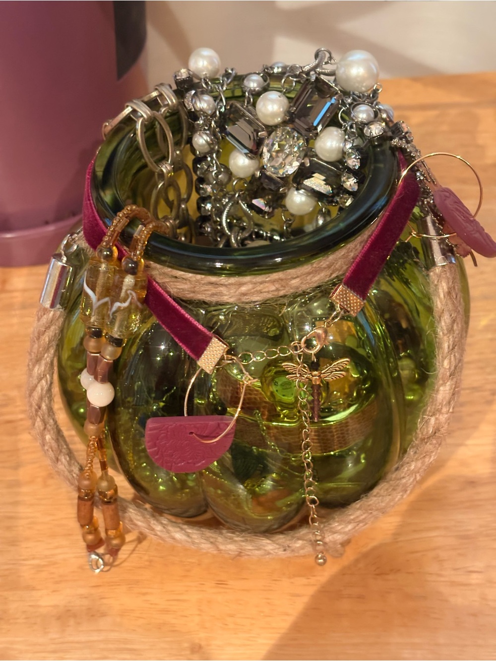 Mystery jar fall-inspired jewelry